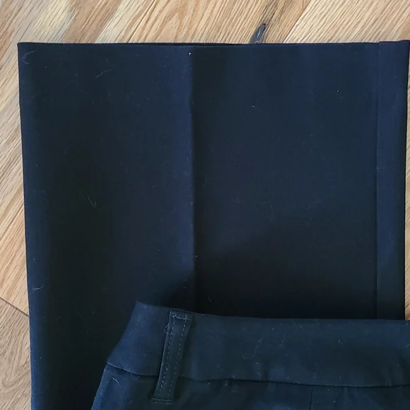St. John's Bay Strt Leg Mid Rise Pants.  Sz 18W Black. Cotton/Spandex Blend NWOT - Picture 7 of 9